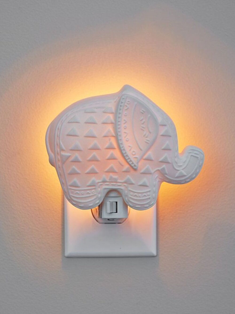 Pottery Barn Ceramic Elephant Nightlight